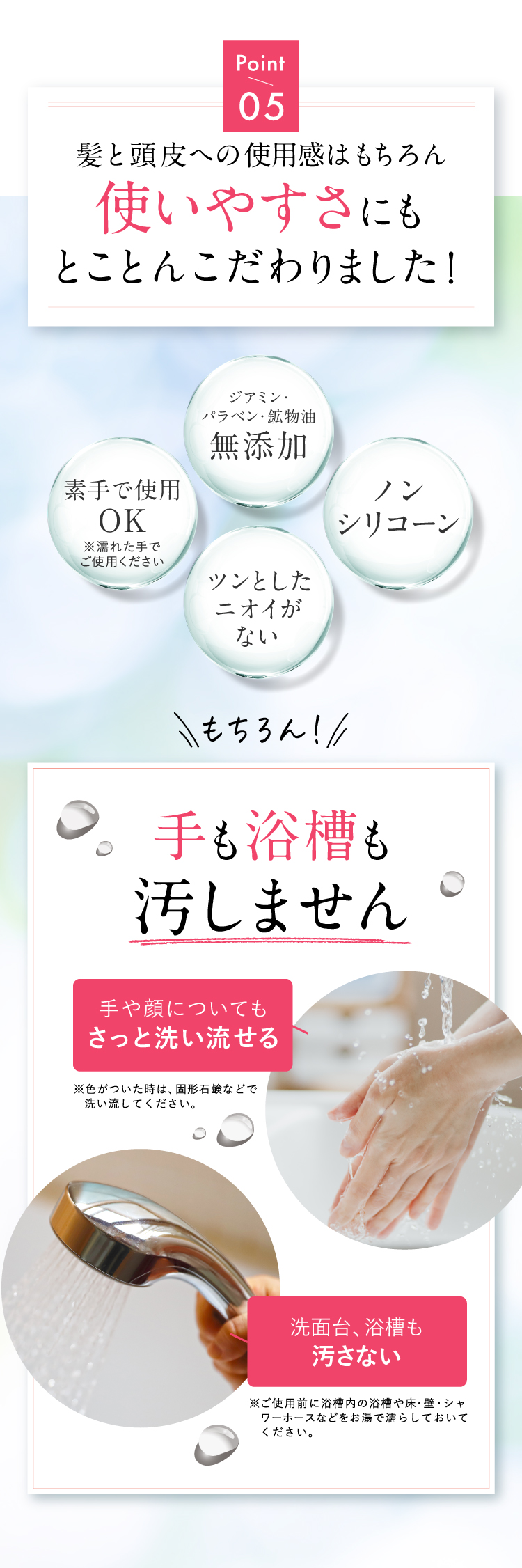 使いやすさにもとことんこだわりました