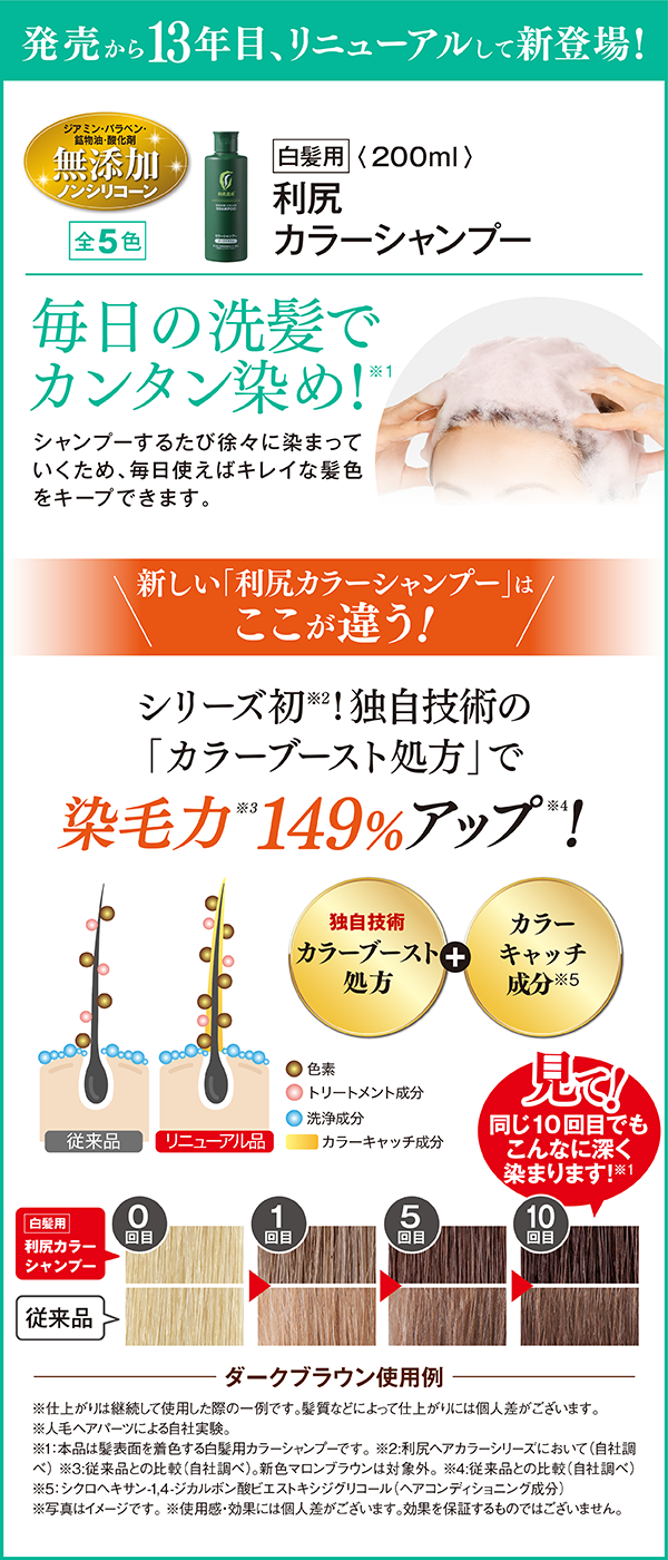 カラーシャンプー商品詳細