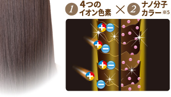 2つのカラー成分イメージ