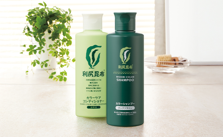 [白髪用]利尻カラーシャンプー1本・利尻カラーケアコンディショナー1本 セット