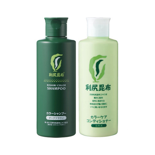 [白髪用]利尻カラーシャンプー1本・利尻カラーケアコンディショナー1本 セット
