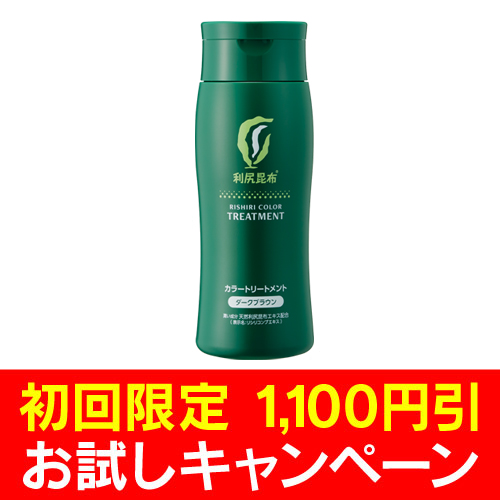 【初回限定1100円引き】[白髪用] 利尻カラートリートメント