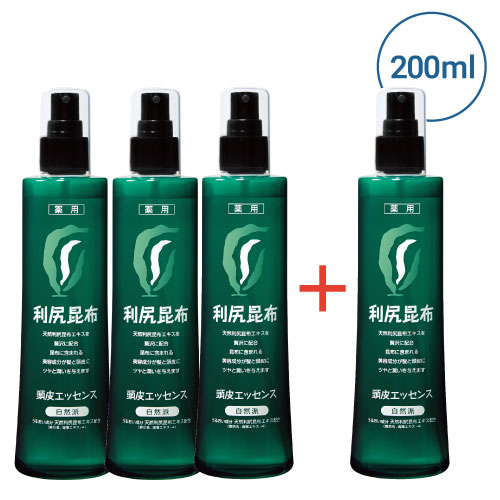 <薬用>利尻頭皮エッセンス 200ml 3+1セット [医薬部外品]