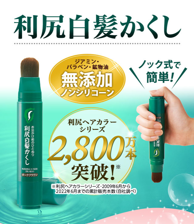  日高昆布白髪かくし ダークブラウン 20g 