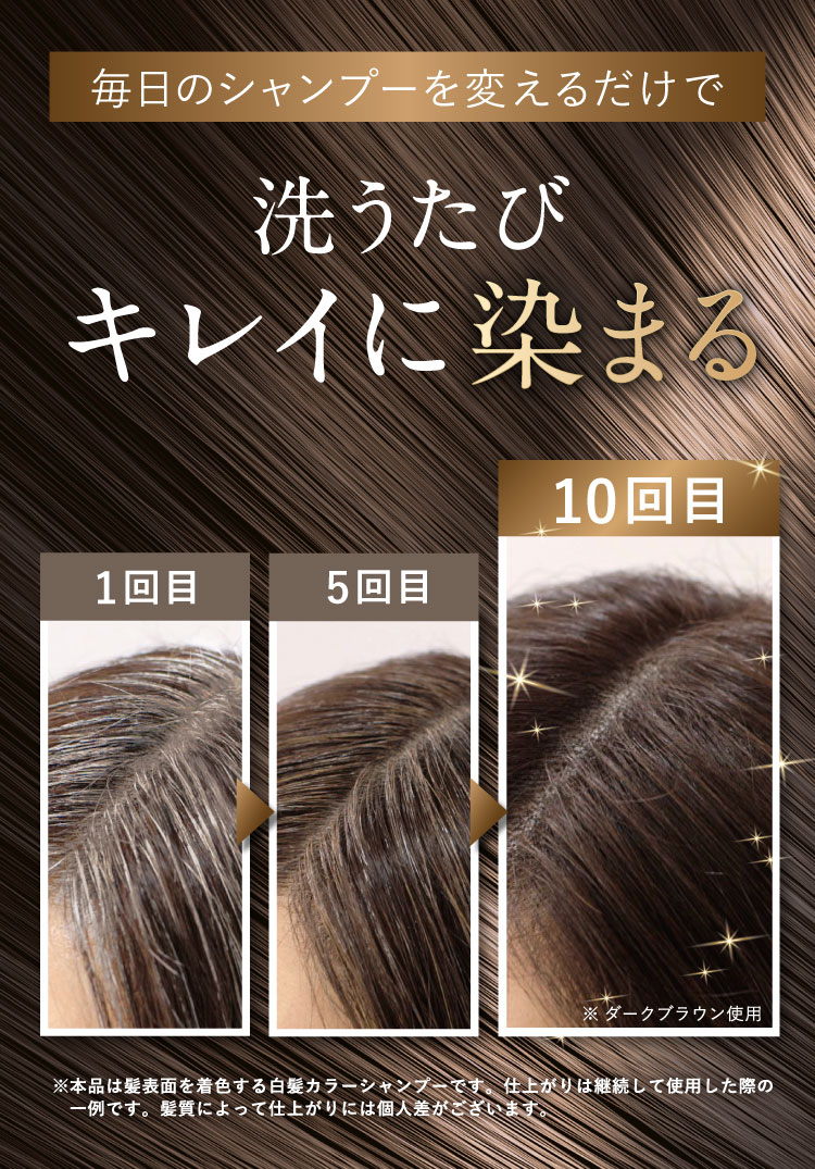 洗うたびにキレイに染まる