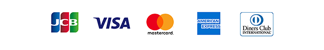 JCB VISA mastercard AMERICAN EXPRESS MUFGカード Diners Club